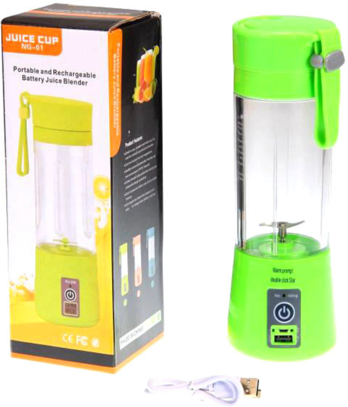 KRISHA Portable USB Juicer Blender – Mini Blender